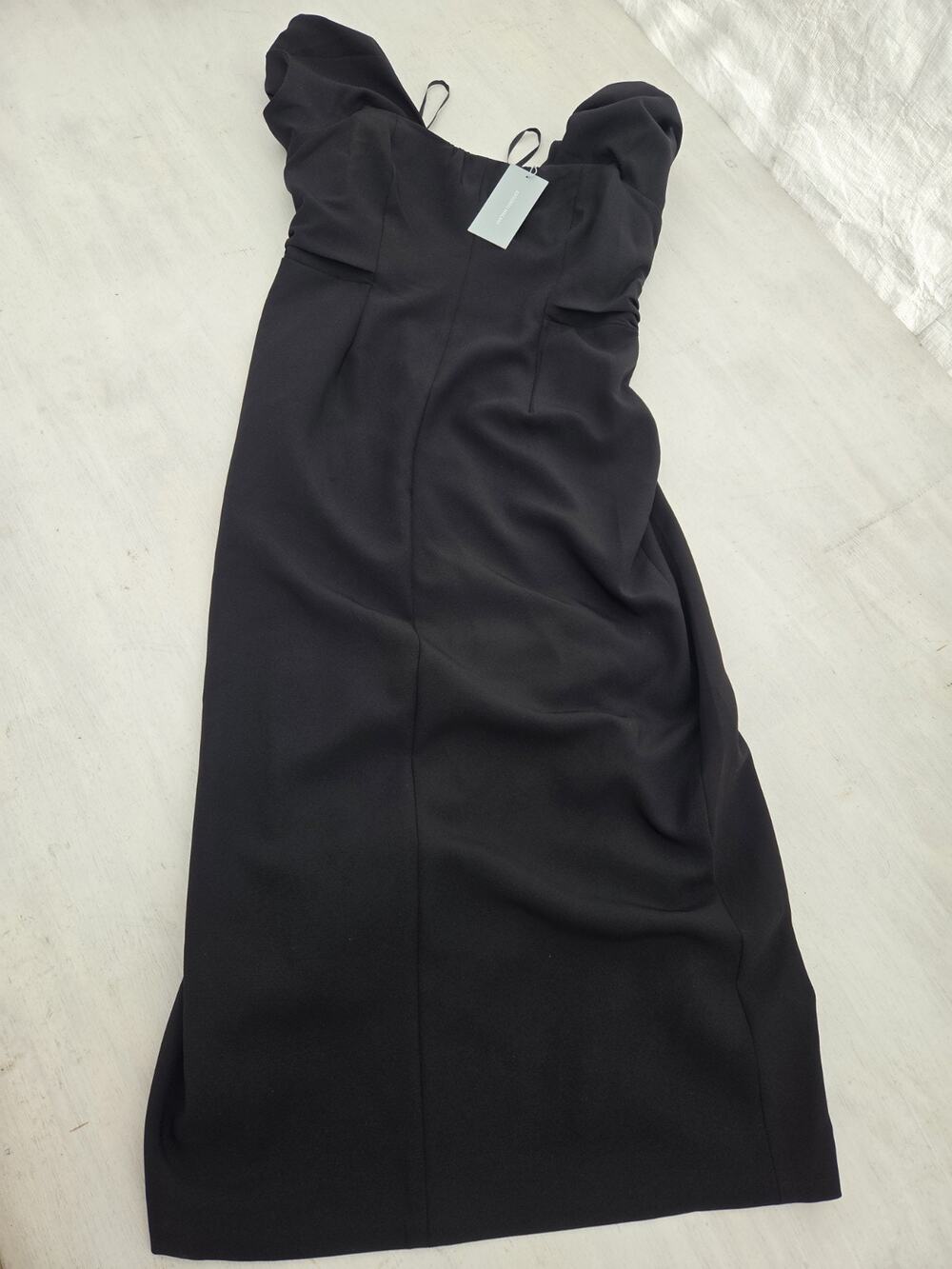 ANTONIO MELANI Black Midi Dress